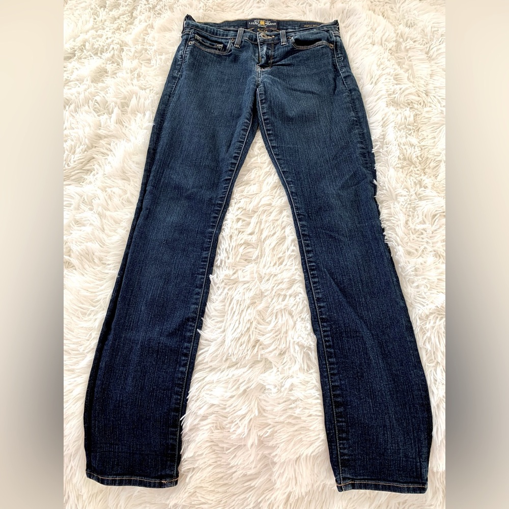 Lucky Brand Blue Skinny Jeans Sleek Fit